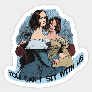 Historical memes - you can't sit Sticker